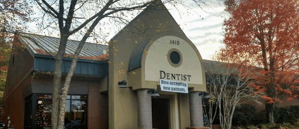 exterior of russell anderson jr dentistry in kennesaw